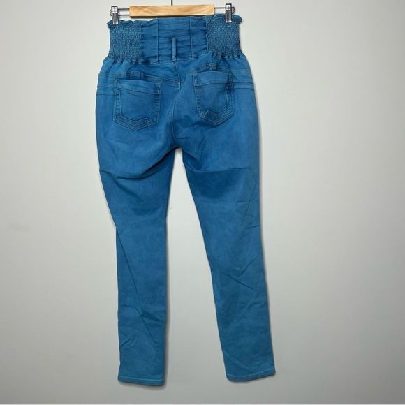 Modaxpress Ultra High Waisted Acid Wash Stretchy Skinny Jeans - Picture 5 of 6